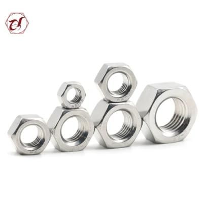 SS304 DIN934 Hex Nut/SS316 Nut/DIN1587 Cap Nut/DIN6923 Flange Nut/DIN985 Nyon Nut