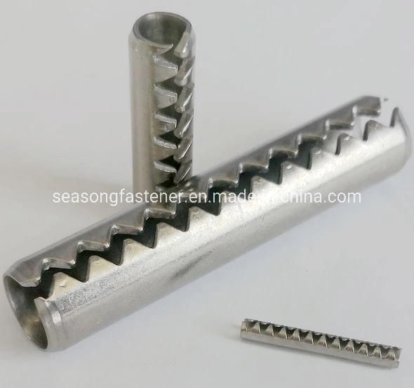 Stainless Steel Serrated Pin / Spring Pin / Slotted Pin