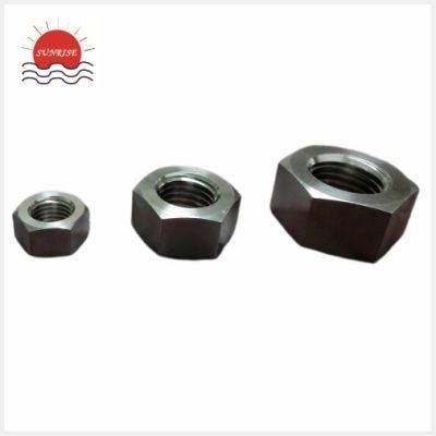 DIN934 Gr2 M3-M50 Polishing Titanium Hex Nuts