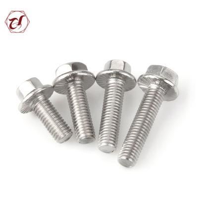 Carbon Steel Zinc Plated Hex Flange Bolt with The Cross Recess