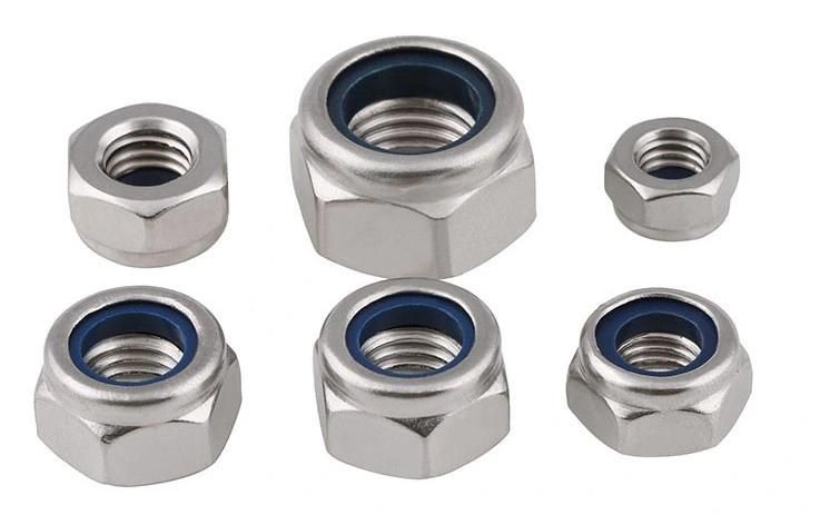 Stainless Steel Nylon Insert Hex Flange Lock Nut DIN6926