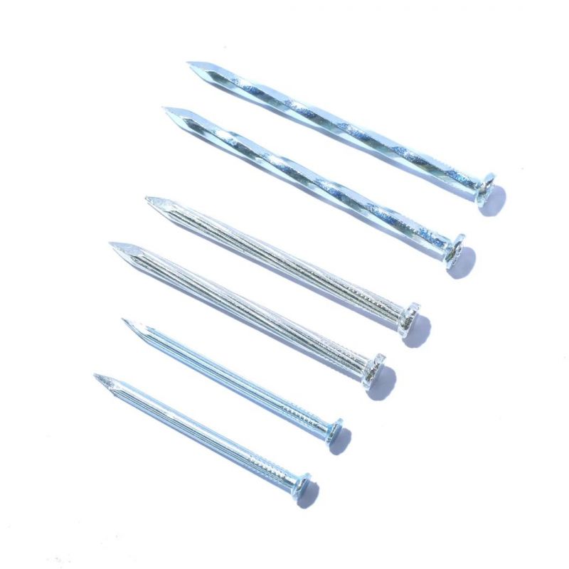 Black Concrete Nails Nail for Concrete Black Galvanized Hardened Steel Concrete Nails
