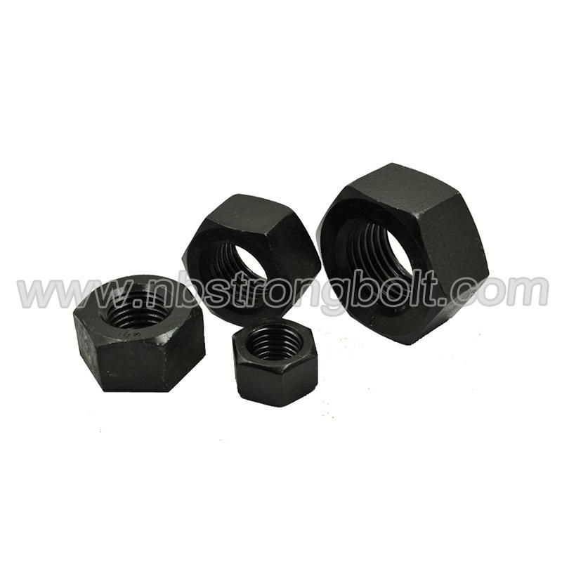 ASTM A194 Gr. 2h Heavy Hex Nut Black