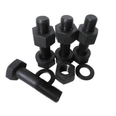 Grade 8.8/10.9/12.9 Black Finished Hex Head Bolt&Nut DIN931/DIN933