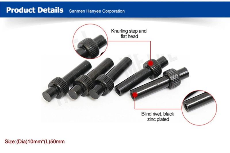 Chinese OEM Fastener Manufacturer 24 Hrs Online Serve Step Rivet