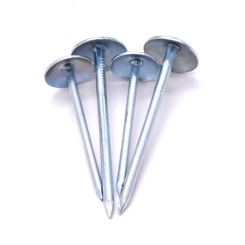 Roof Zinc Nails Umbrella Roofing Nail Umbrella Head Nail