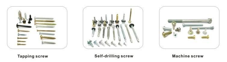 Pozidriv Head Chipboard Screw Double Csk Flat Full Thread C1022 Harden Zinc Plated 4X30mm Chipboard Screw
