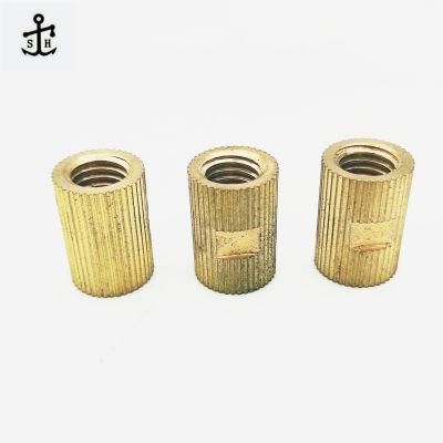 M4 M5 M6 M8 Knurled Plastic Brass Insert Nut Made in China OEM ODM Acceptable