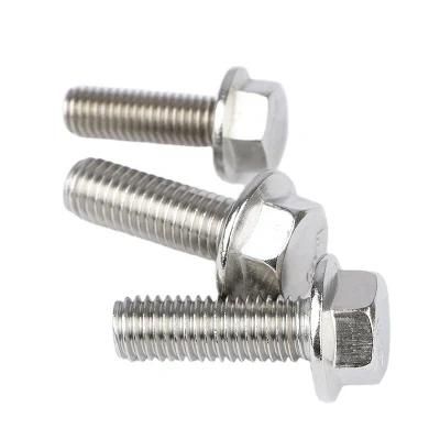 M5 M6 M8 M10 M12 M14 M16 M20 DIN 6921 Steel 8.8 Grade Zinc Plated Hexagon Hex Flange Bolt with Serrated