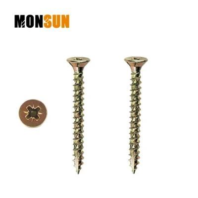 Csk Head with Ribs Turbo Thread Jet-in/Jetting Screws for Wood