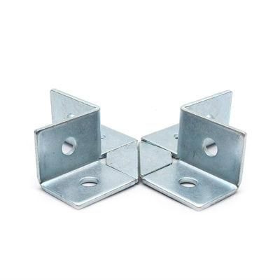Four-Hole Corner Protector Connector 90 Degrees Right Angle Seismic Accessories Strengthening Corner Connector L-Shaped Corner Seismic Bracket