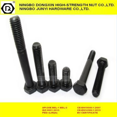 12.9 Black Fastener DIN933 Full Thread Hex Head Bolt