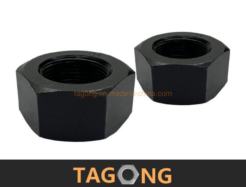 Black M30 Class8 High Strength Nuts Heavy Nuts DIN 555