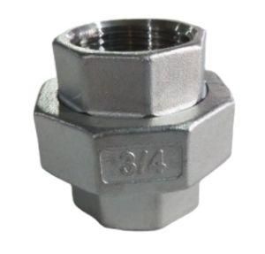 304 Stainless Steel Casting Pipe Fittings Female Thread Bsp DIN Thread Union