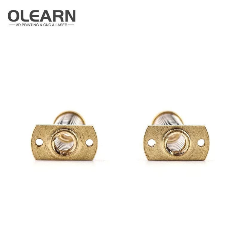 Olearn T8 Anti-Backlash Spring Loaded Nuts Elimination Gap Nut for 3D Printer
