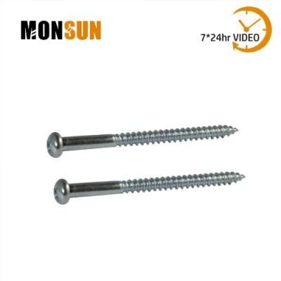 High Quality Cross Recess Round Head Galvanized Wood Screws