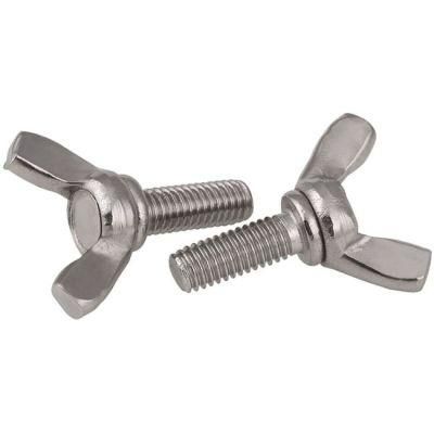 DIN316 Carbon/Galvanized Steel Full Thread Wing Butterfly Bolt
