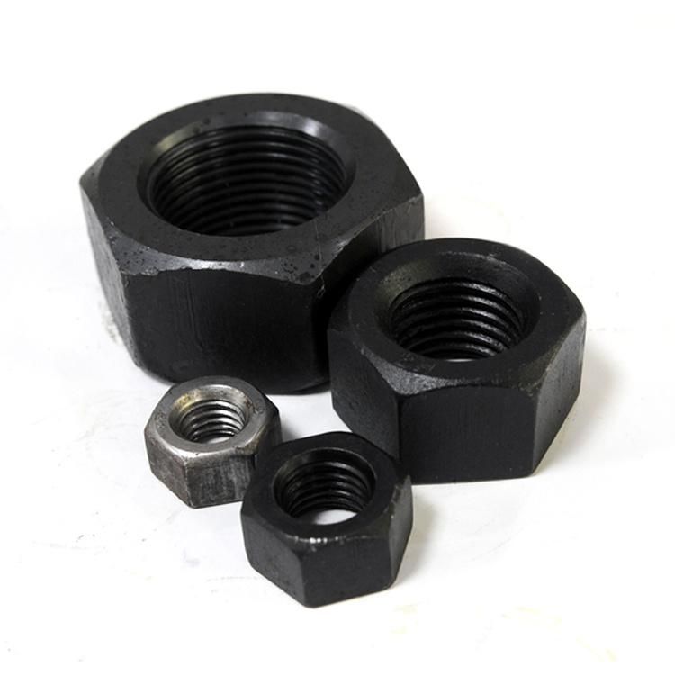 ASTM A563 Hex Finish Nut Black