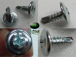 Self-Drilling Screws with Wafer Head (C1022)