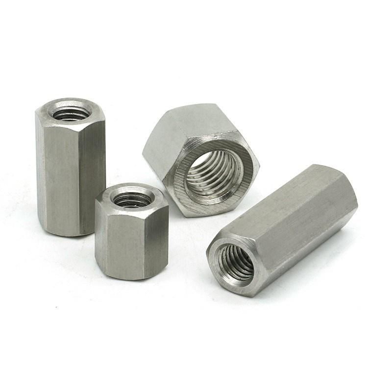 DIN6334 Long Hex Coupling Nut Long Nut Stainless Steel 304 316