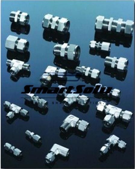 Stainless Steel Twin Ferrule Tee Fitting