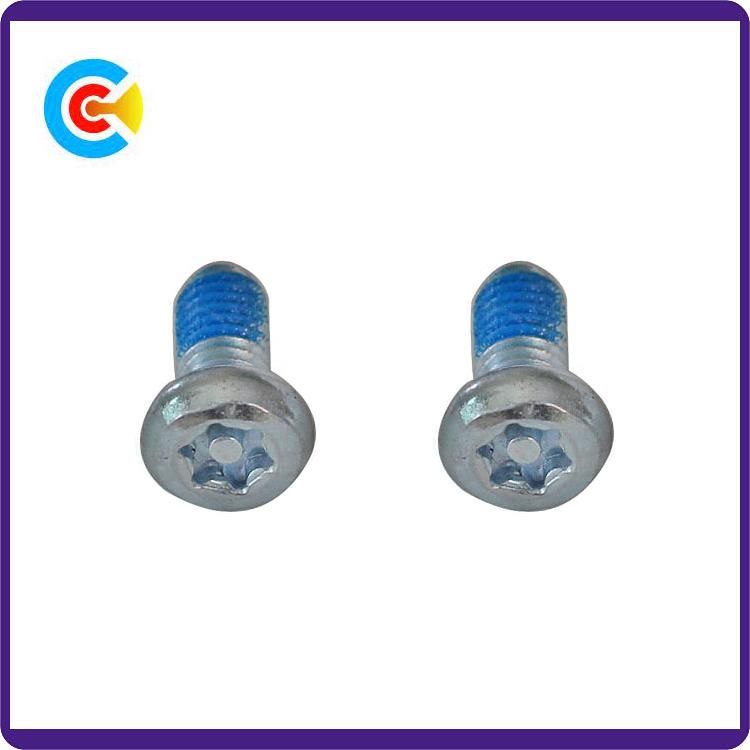 DIN/ANSI/BS/JIS Carbon Steel Pan Head Torx Screw Security Torx Screws