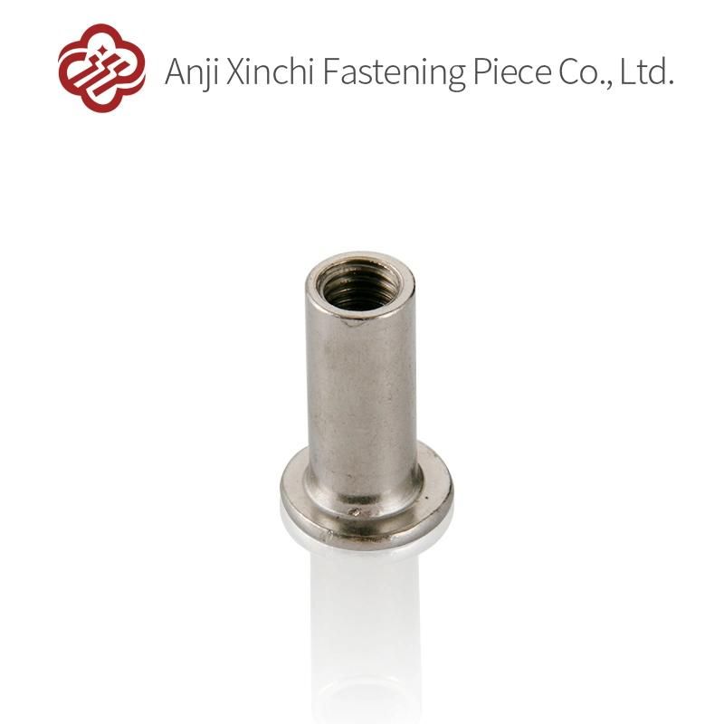 Cross Recessed Flat Head Chamfered Full Thread Nickel Plated Nuts Furniture Hardware Fasteners