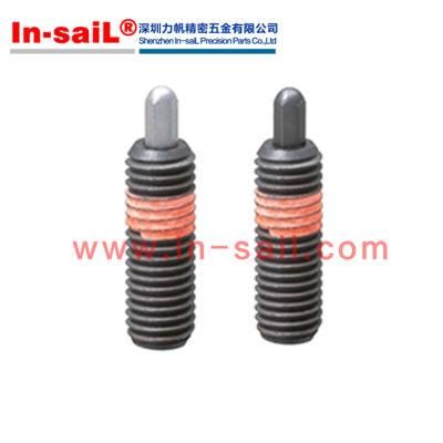 Spring Plungers Pin Style, Hexagon Socket, Stainless Steel Body and POM Pin K0320