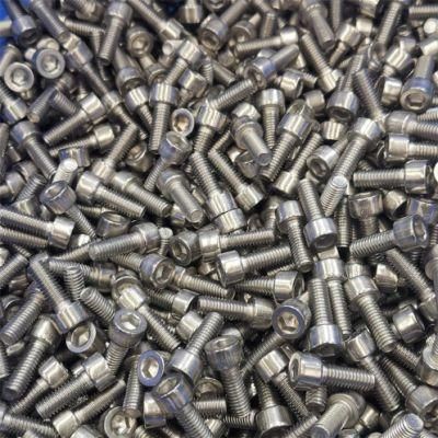 DIN912 M3X12 Titanium Screw Titanium Bolts in Fasteners Tc4
