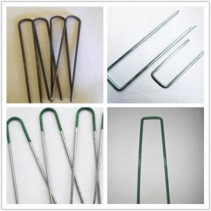 U-Shaped Nails/Staples Multi-Purpose Steel Garden Securing Pegs for Securing Weed Fabric, Landscape Fabric