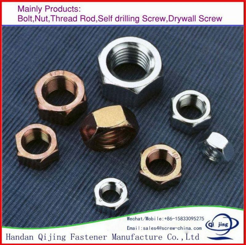 Carbon Steel DIN934 Zinc Plated Hex Head Nut
