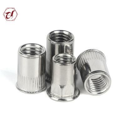 304 Stainless Steel Flat Head Nuts A2 Rivet Nut