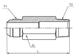 Steel Hydrualic 37 Degree Tube Fitting