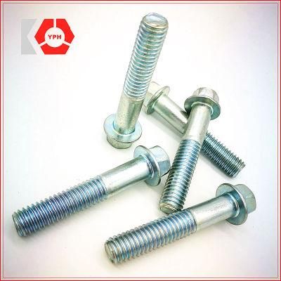 ISO Zinc Plated Flange Bolt DIN6921 High Strength