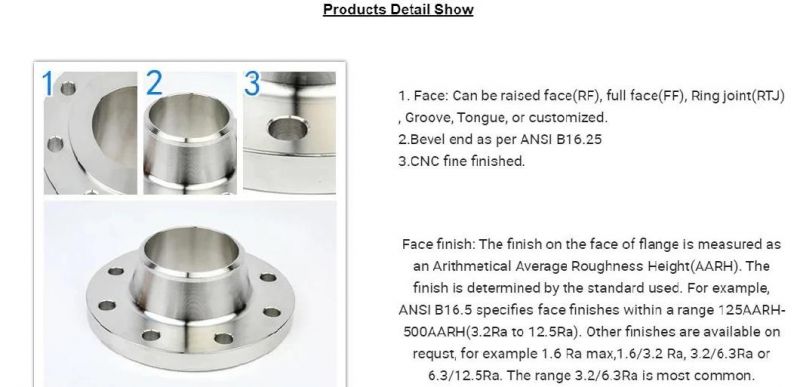 Factory ANSI B16.5 Class 150/300/600/900 Forged Carbon/Stainless Steel Flanges
