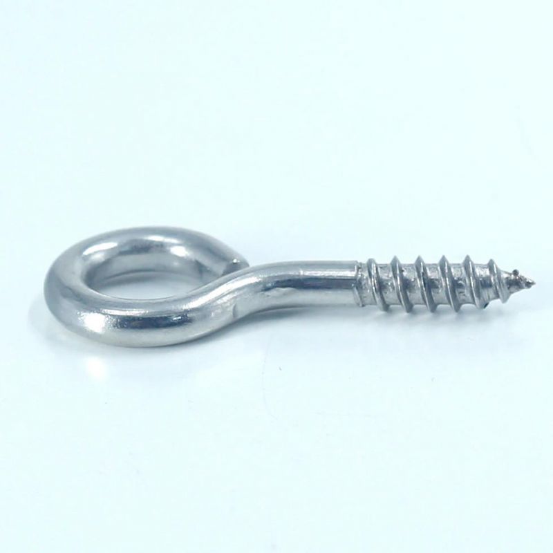 China Supplier Multi-Purpose Screws Sizes 5/8 M6 M8 10 mm 45mm Hook Screws Eyes Screw