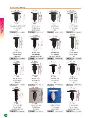 Qualified Auto Accessory Nylon/Metal/Plastic/POM/PP Auto Rivet/Nuts/Bolts/Screws/Tree Clips/Bumper Push Type Retainer Snap Cips Fasteners