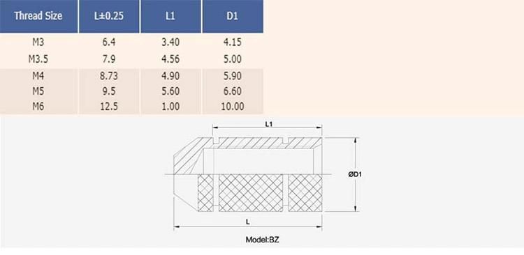 Precision Inserts for Thru Thread (Mold-In) Applications