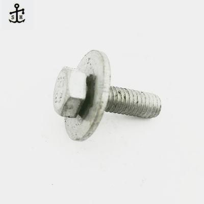 Dacromet Hex Head Flat Washer Carbon Steel Combination Machine Screw Bolt