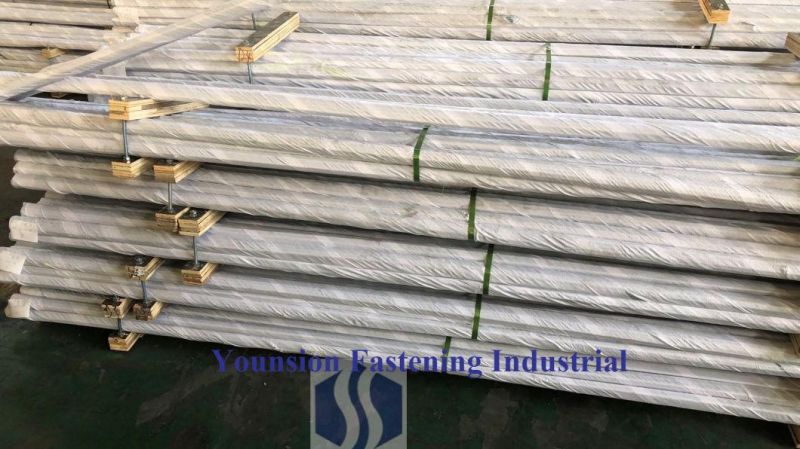 White Blue Zp with Blue on The Edged Threaded Rod and Thread Rod in DIN975 Bsw ANSI Standard