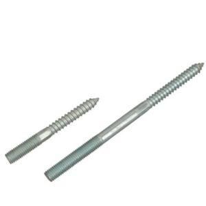 Zinc Plated Double End Machine and Wood Screw Factory Hanger Bolt with Hexgon