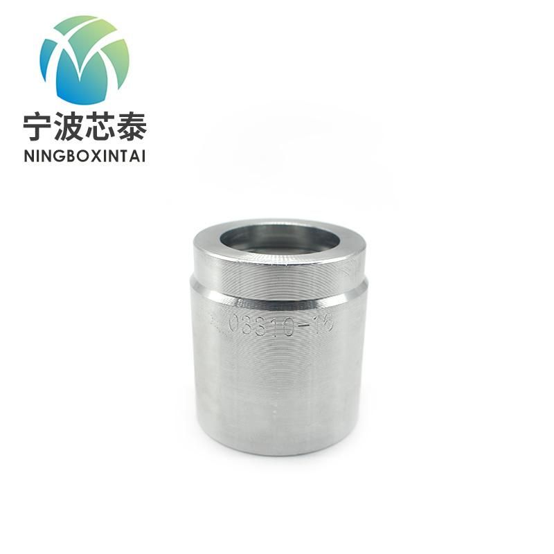 Provide Sample OEM Factory Hydraulic Ferrule for SAE100 R2at/DIN 20022 2sn Hose 1/4′ ODM