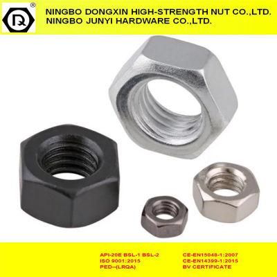 Fasteners Zinc Plated DIN934 Hex Nut by Carbon Steel