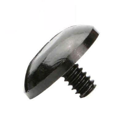 Special Fastener Steel Black Mushroom Truss Slotted Head Machine Screw