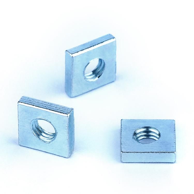 Wholesale Customized M4 M5 M6 M8 M10 1/4-20 Carbon Steel Square Economical T Slot Nut for Aluminum Profile