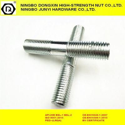 Double End Studs Zinc Fasteners ASTM A320 L7