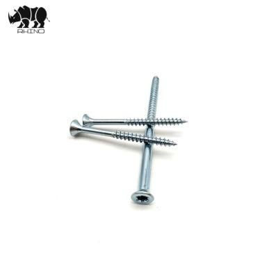 Galvanized Zinc Double Countersunk Head DIN7505 Harden Chipboard Screw