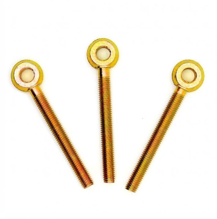 Yellow Zinc DIN444 Bolt M12 Grade 8.8 Carbon Steel Yellow Zinc Plated Eye Bolt DIN444