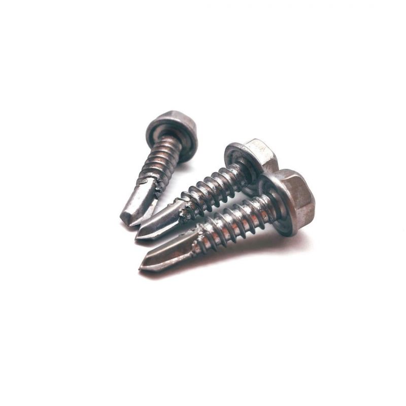 Stainless Steel Factory Ss410 304 316 DIN7981 DIN7982 DIN7504 Tek Screw Hex Flange Self Drilling Screw Roofing Screw Pan Head Phillips Screw Sheet Metal Screw
