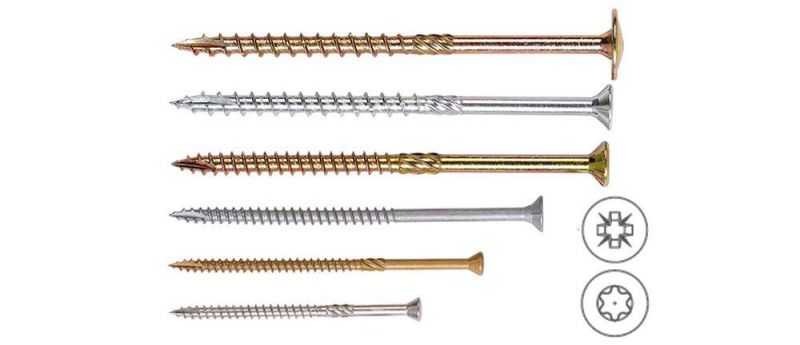 Wide Washer Head Zinc Plated Self Tapping Wood Screw for Construction